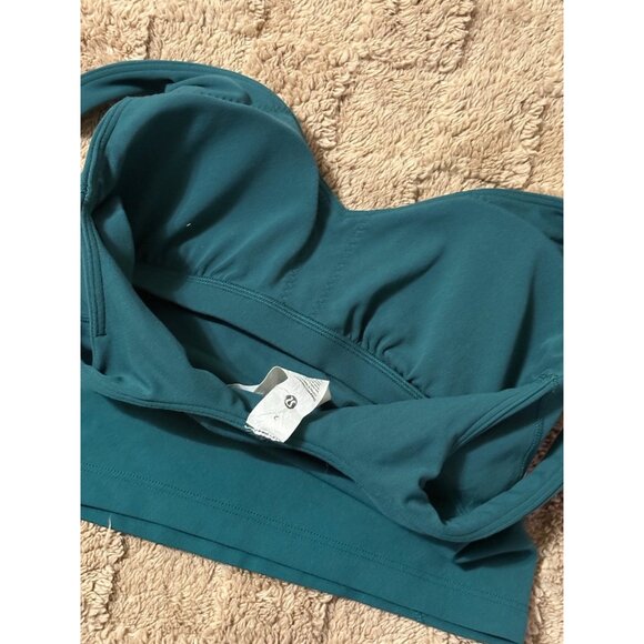 Lululemon Align Tank Top Size 2 Storm Teal Nulu Fabric Soft & Weightless - Picture 5 of 8